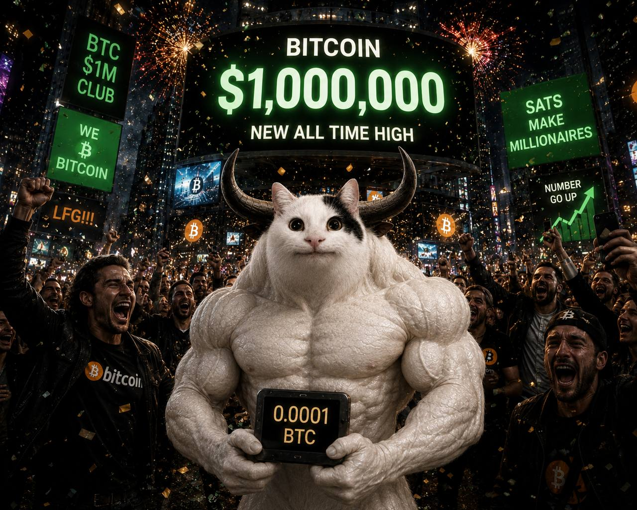 Bitcoin $1,000,000 &mdash; new all time high