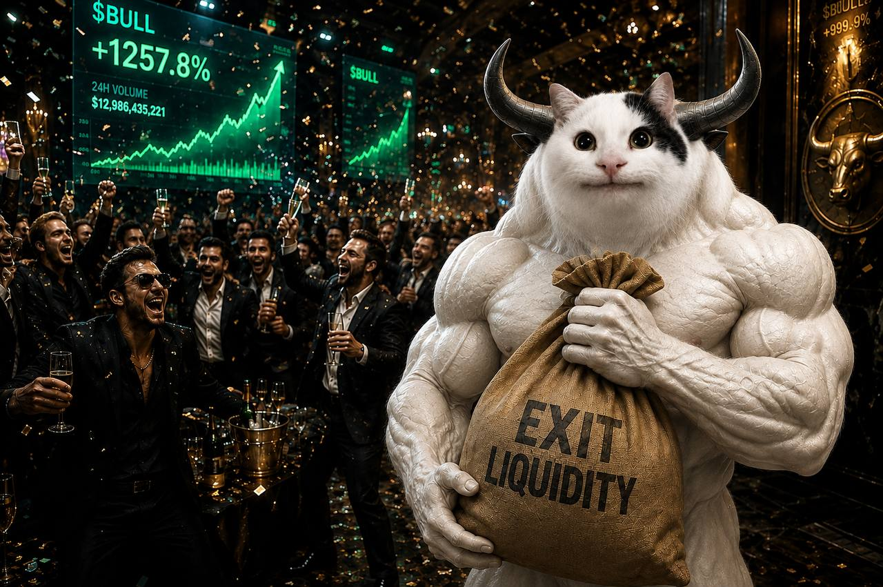Holding the EXIT LIQUIDITY bag